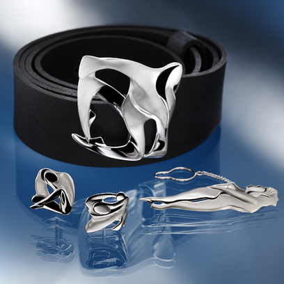 Ballet Earth tie pin