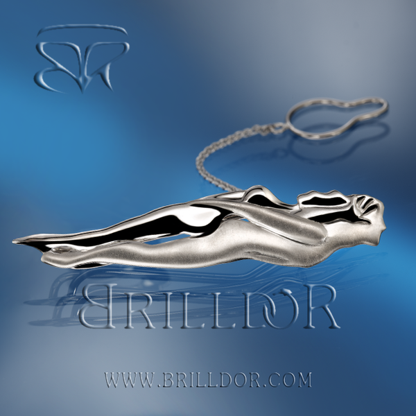 Ballet Earth tie pin