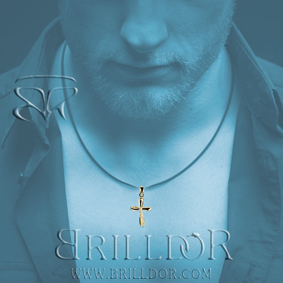 Twisted Cross pendant