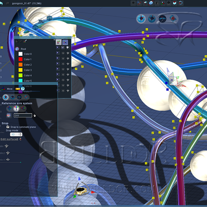 Flirt pearl row necklace