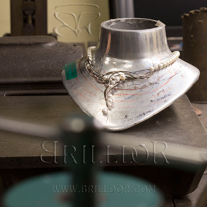 Flirt pearl row necklace