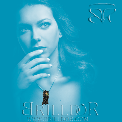 Fossil pendrive pendant