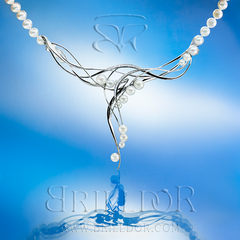 Flirt pearl row necklace